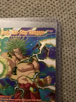 Dragon Ball Z Masters SS Broly Non-Stop Rampage (SPR) Fearsome Rivals BT29 Card - Image 3
