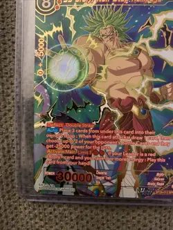 Dragon Ball Z Masters SS Broly Non-Stop Rampage (SPR) Fearsome Rivals BT29 Card - Image 5