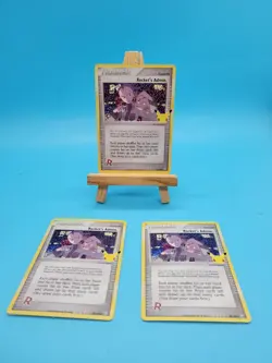 3 - ROCKET'S ADMIN 86/109 25TH CELEBRATIONS POKEMON (HOLO RARE, NM) - Image 1