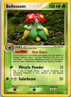 Bellossom 16/101 Rare Hidden Legends Pokemon Lightly Played - Image 1
