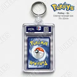 Charizard Skyridge #146 | XL Size PSA "Graded" Pokemon Inspired Keyring - Image 2