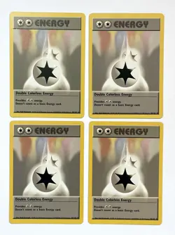 4x Double Colorless Energy - 96/102 - Base Set - Pokemon Card LP Light Play - Image 1