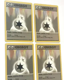 4x Double Colorless Energy - 96/102 - Base Set - Pokemon Card LP Light Play - Image 4