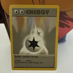 Double Colorless Energy 96/102 Lightly Played LP Base Set Pokemon Card WOTC 1999 - Image 1