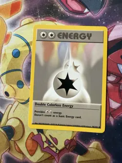 Double Colorless Energy 96/102 Pokemon Card TCG Base Set Unlimited Uncommon LP - Image 1