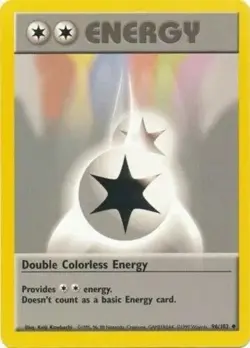 Double Colorless Energy 96/102 Base Set Pokemon Card LP - Image 1