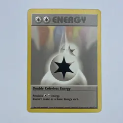 Double Colorless Energy 96/102 Base Set Uncommon Pokemon Card LP - Image 1