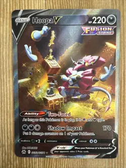 Hoopa V GG53/GG70 Ultra Rare Crown Zenith: Galarian Gallery Pokemon Card NM - Image 1