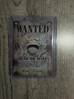 Monkey D. Luffy Nika Wanted poster OP05-119 SEC Parallel One Piece Card Japanese - Image 1