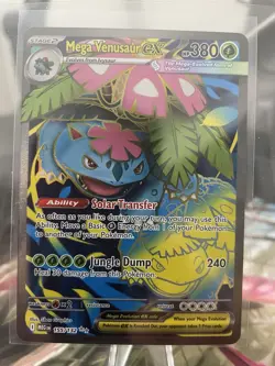 Pokemon TCG Mega Venusaur ex 155/132 2025 Mega Evolution Ultra Rare Card - NM - Image 1