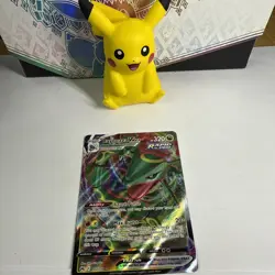 Pokemon Card Rayquaza VMAX 102/159 Ultra Rare Crown Zenith Near Mint - Image 1