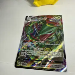 Pokemon Card Rayquaza VMAX 102/159 Ultra Rare Crown Zenith Near Mint - Image 3