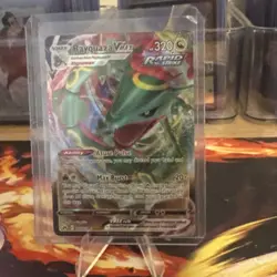 Pokemon Card Rayquaza VMAX 102/159 Ultra Rare Crown Zenith Near Mint - Image 1