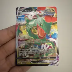 Pokemon Card Rayquaza VMAX 101/159 Ultra Rare Crown Zenith Near Mint - Image 1