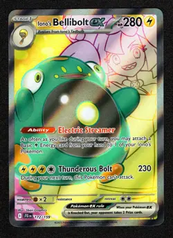 Iono's Bellibolt ex Ultra Rare SV09: Journey Together 172/159 NM - Image 1