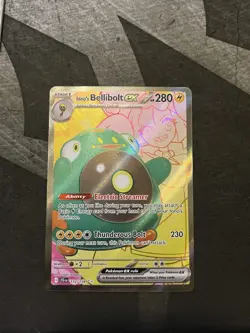 Iono's Bellibolt EX Full Art Ultra Rare 172/159 Journey Together SV09 NM - Image 1