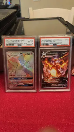 1 of 1 PSA sequential graded error Charizard GX (Secret) 150/147 Burning Shadows - Image 1