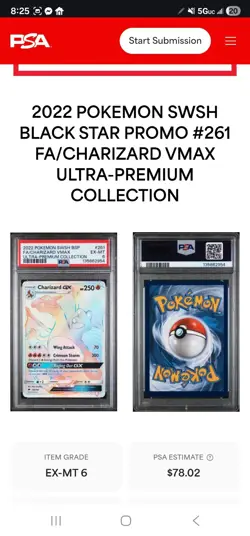 1 of 1 PSA sequential graded error Charizard GX (Secret) 150/147 Burning Shadows - Image 2
