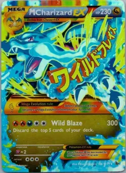 M Charizard EX (X) (Secret) 108/106 Flashfire Holo (EX) Lightly Played - Image 1