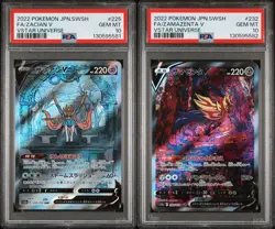 US SELLER PSA 10 Japanese Zacian Zamazenta V SAR 232 225 172 Vstar Universe s12a - Image 1