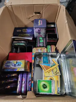 HUGE POKEMON SALE LOT Entire Box Etb Bulk Stickers Mini Binders Ect - Image 5