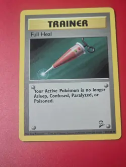 Full Heal 111/130 Pokemon Card Base Set 2 Uncommon Trainer - Image 1