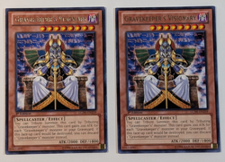 Yugioh TCG Card- 2x Gravekeeper's Visionary - LCJW-EN259 - LP + NM 1st Edition - Image 1