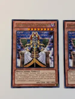Yugioh TCG Card- 2x Gravekeeper's Visionary - LCJW-EN259 - LP + NM 1st Edition - Image 3