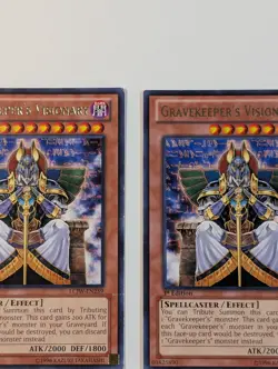Yugioh TCG Card- 2x Gravekeeper's Visionary - LCJW-EN259 - LP + NM 1st Edition - Image 4