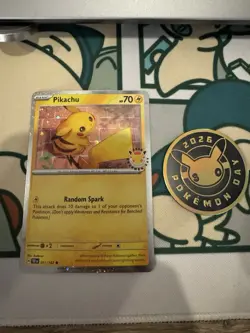 Pikachu (Pokemon Day 2026) 051/162 Miscellaneous Cards & Products Holo And Coin - Image 1