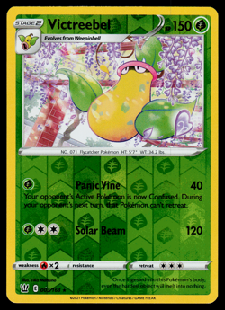 Pokemon Card - SWSH - Battle Styles Victreebel 003/163 Reverse Holo - NM - Image 1