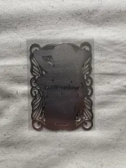 Goddess Story Gold METAL Card - Serial Number #/100! Anime Waifu BOA - Image 2