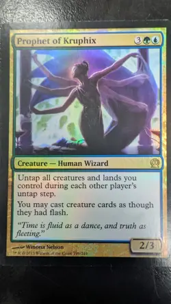 Prophet of Kruphix Theros Foil Magic Card - Image 1
