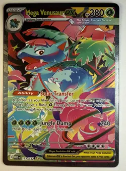 Mega Venusaur EX Sir Mega Evolution Card 177/132 NM Condition - Image 1