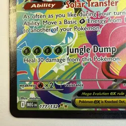 Mega Venusaur EX Sir Mega Evolution Card 177/132 NM Condition - Image 4