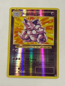 Nidoking - XY - Evolutions 45/108 Reverse Holo - Pokemon - Image 1