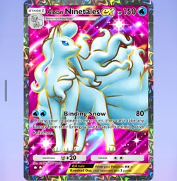 Pokemon TCG Pocket - Alolan Ninetales Full Art 2⭐, Fantastical Parade, ENG - Image 1