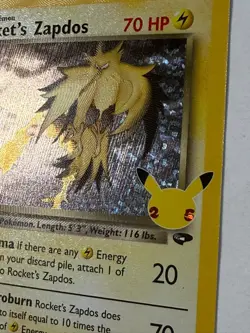 Rocket's Zapdos - Celebrations: Classic Collection 15/132 - Pokemon - Image 2