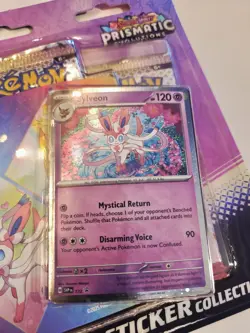 Pokemon Prismatic Evolutions Tech Sticker Collection Sylveon - Image 3
