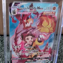Pokemon 2022 Brilliant Stars Urshifu VMAX Single Strike CGA PRISTINE 10 #TG19/30 - Image 3