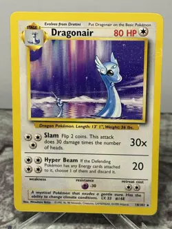 Pokemon TCG Dragonair Base Set 18/102 Non-Holo Unlimited Rare -NM - Image 1