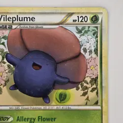 Vileplume 24/90 Rare HS Undaunted MP Pokemon - Image 3