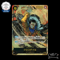 Crocodile OP14-120 SEC-P The Azure Sea's Seven ONE PIECE Card Japanese 2025 NM - Image 1