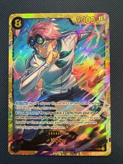 One Piece Koby (119) - A Fist of Divine Speed (OP11) NM Foil - Image 1