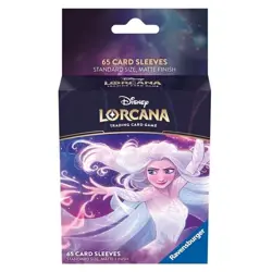 Disney Lorcana Card Game 65 Sleeves Elsa Deck Shield Pack - Image 1