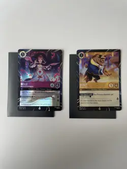 Lorcana Magical Places Promo BELLE Accomplished Mystic & BEAST Gracious Prince - Image 1
