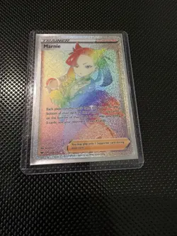 Marnie 208/202 Sword & Shield Secret Rare Rainbow Full Art Trainer - Pokemon TCG - Image 1