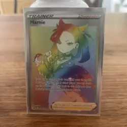Marnie 208/202 Sword & Shield Secret Rare Rainbow Full Art Trainer MINT - Image 1
