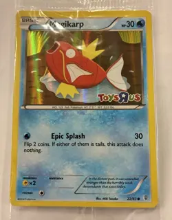 Pokemon TCG Magikarp - Toys R Us Promo Holo Foil Stamped English SEALED NM+M - Image 1