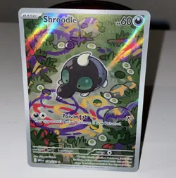 Shroodle 149/132 Illustration Rare Me01: Mega Evolution 2025 NM Pokemon Card - Image 1